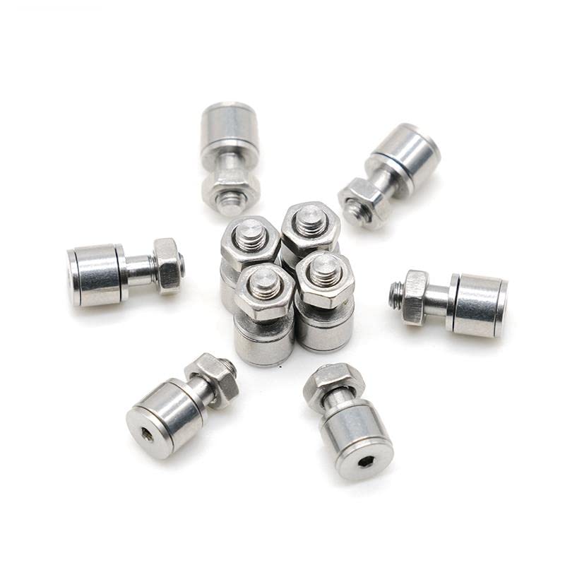 AXK 1Pcs SUS304 CFS2.5V (KR5) Stud Type Cam Follower, M2.5X5X9.5mm Stainless Steel Roller Bearing - Image 1